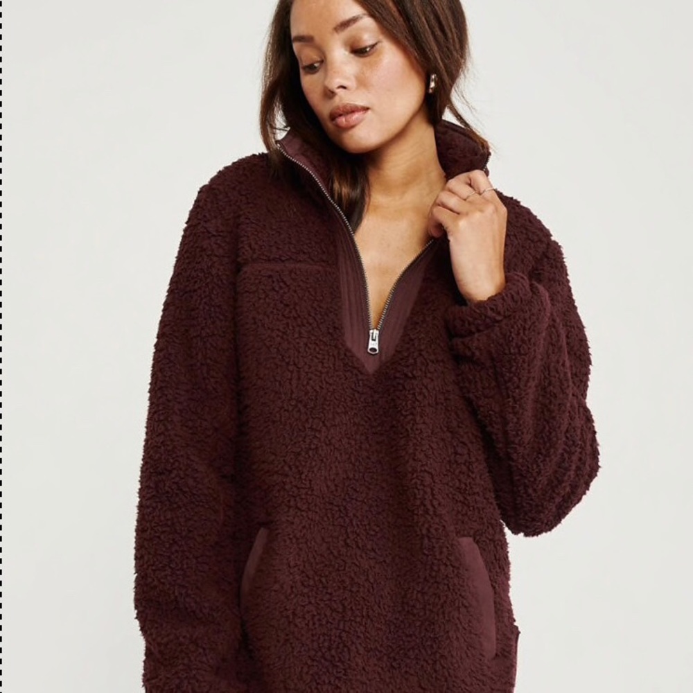 Abercrombie & Fitch Sherpa pullover
